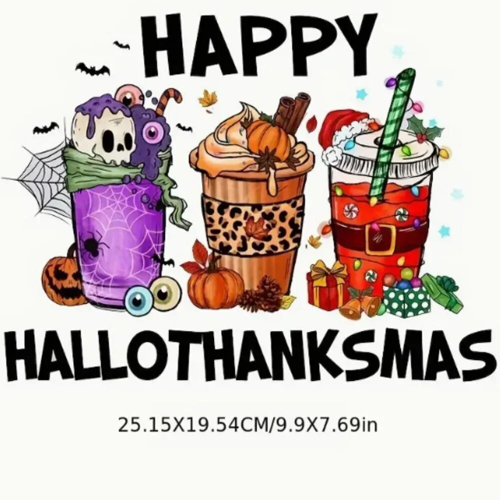 UNBRANDED happy hallothanksmas